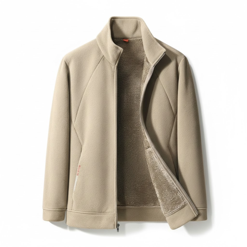 Northman Polar Fleece Coat – Oversized Winter Zip Jacket